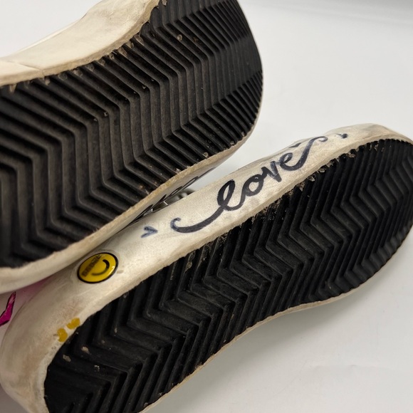 Golden Goose SuperStar Kids White Leather Sneakers - Picture 9 of 13